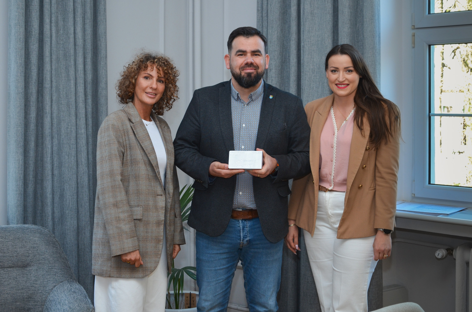 PODZIĘKOWANIA DLA STAROSTY LĘBORSKIEGO ZA WSPARCIE PROJEKTU ERASMUS+ SMARTVET INDUSTRIAL 4.0