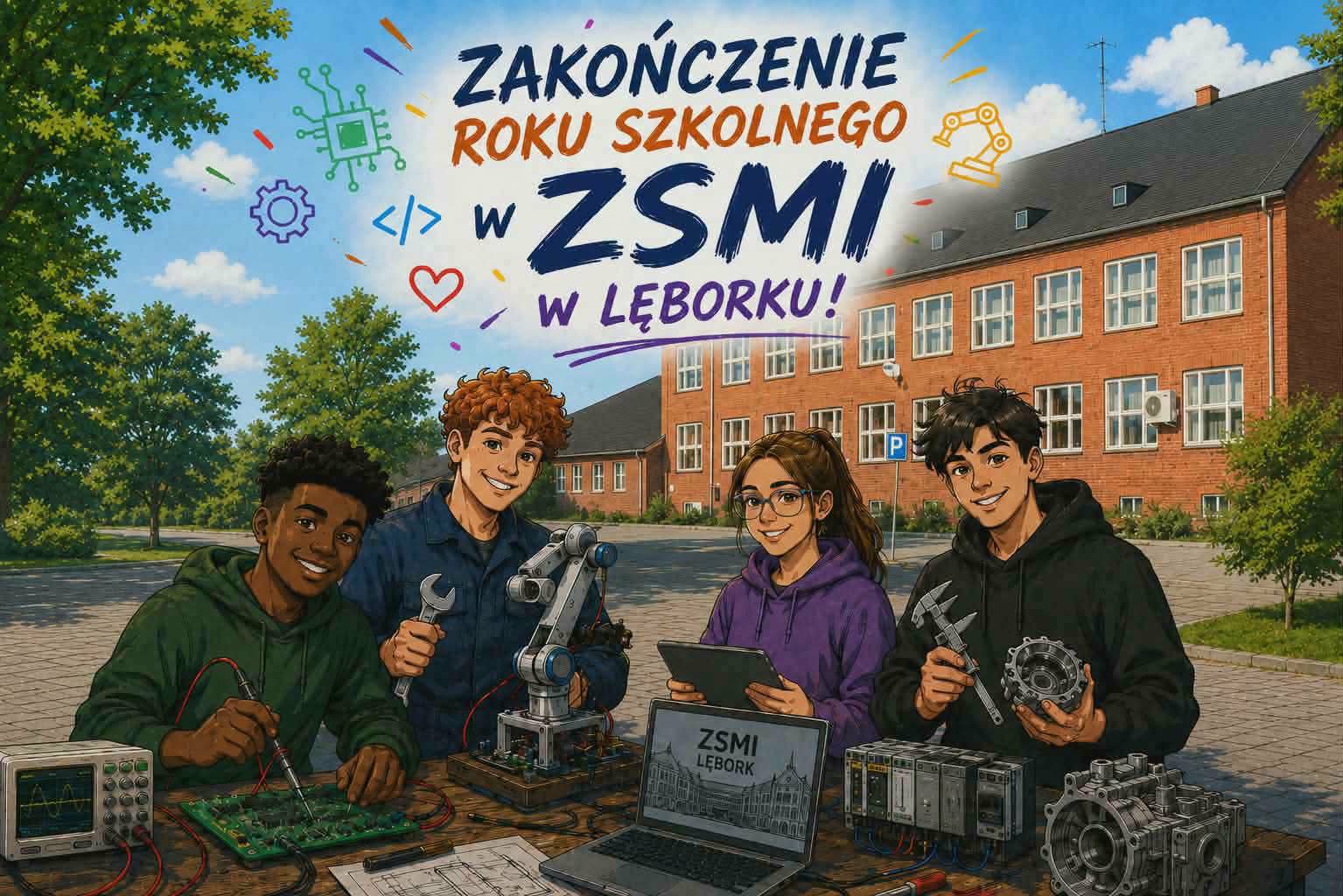 UROCZYSTE ZAKOŃCZENIE ROKU SZKOLNEGO 2025/2026 W ZSMI W LĘBORKU 